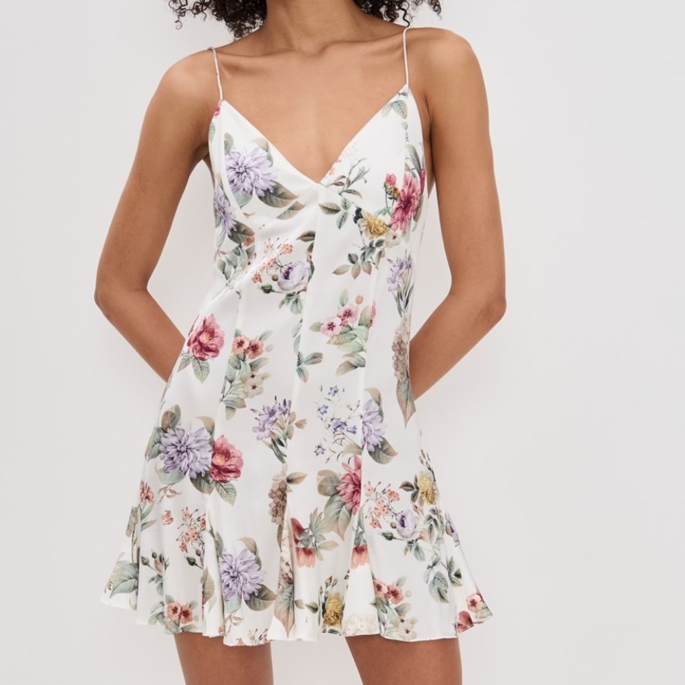 Alice + Olivia Julietta Slip Mini Dress
